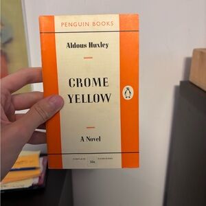 Aldous Huxley Crome Yellow book